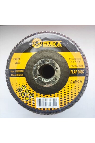 Genel Markalar Flex Zımpara Flap Dısc 115*22 Mm A60 10 Adet