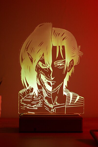 Modiwa Design Attack On Titan Eren - Titan Gece Lambası