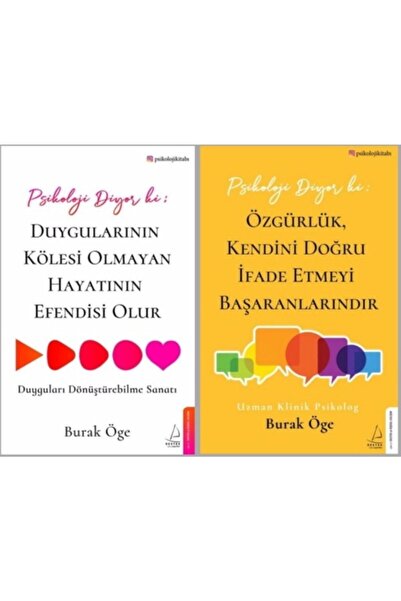 Destek Yayınları Psikoloji Diyor Ki - Burak Öge 2 Kitap