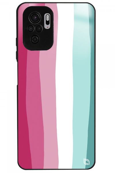 WANNA PROTECT حافظة هاتف Xiaomi Redmi Note 10s Rainbow Premium منقوشة لامعة