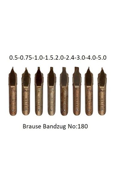 Brause Steel Dipped Bandzug - 2.0mm Calligraphy Tip
