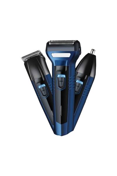 yopigo 8807 Blade 3in1 Günlük Sakal Saç Tıraş Burun Kılı Kesme Bakım Seti