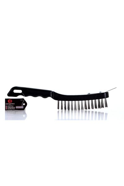Worldforce Professional Steel Wire Brush with Plastic Handle