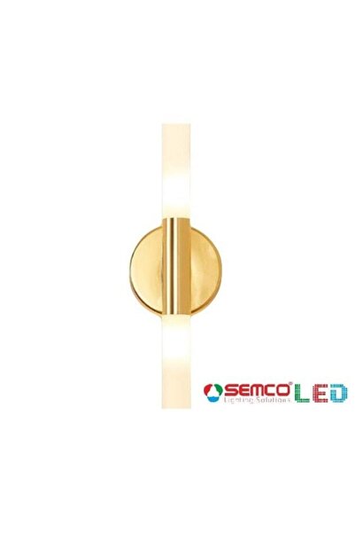 Semco Led Aydınlatma Altın Renk Kaplamalı Infınıty Duvar Aplik