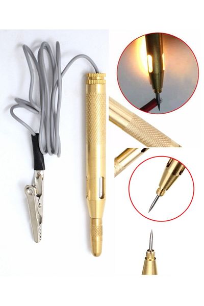 Worldforce Auto Electric Control Pen Yellow Light 6-24V