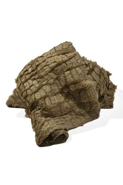 PLUSH STUDIO Zp Croco, Μπεζ βελούδινο ύφασμα Αποτριχωτικό 100x150cm
