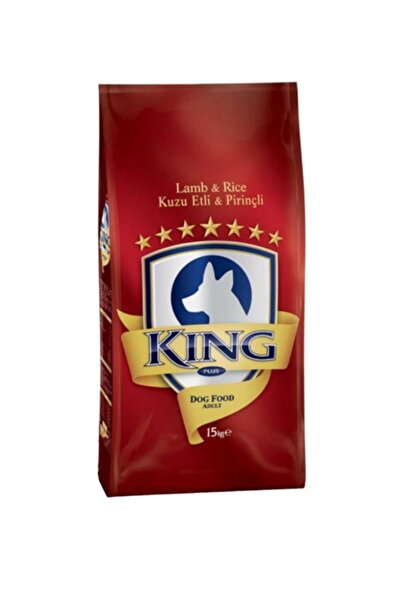 King Kuzu Etli Pirinçli Lamb & Rice Yetişkin Köpek Maması Adult Dog Food 15 Kg