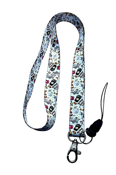 StormiStoretr Kahve Sevdası Coffee Lover Boyun Ipi Telefon Askısı