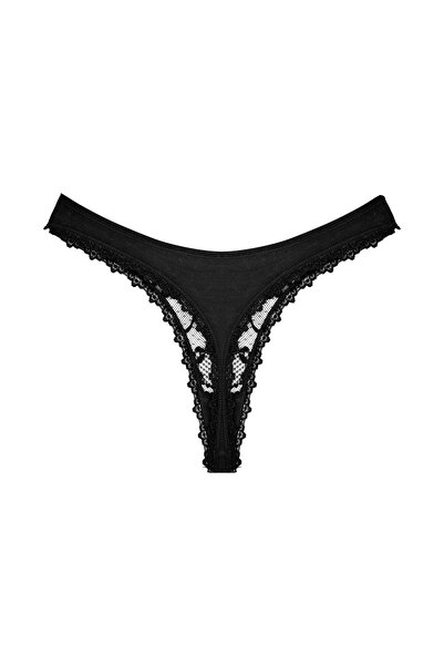 Zena Chiloți de damă din 2 piese din dantelă în față, din bumbac șinur în spate