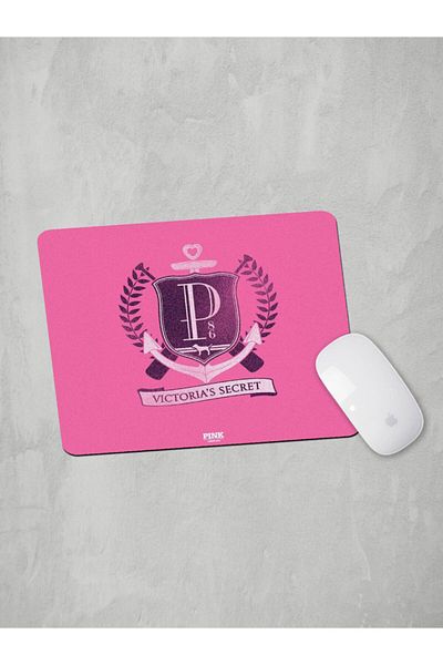 Panorama Ajans Mouse Pad roz roz cu logo Victoria's Secret