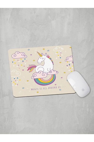Panorama Ajans Unicorn Magic Everywhere Sweet Design Mouse Pad