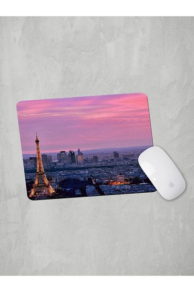 Panorama Ajans Paris Eiffell Eiffel Tower Landscape Mouse Pad
