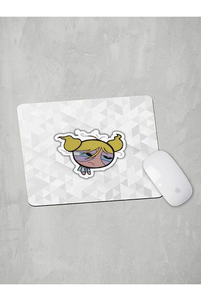 Panorama Ajans Powerpuff Girls Bubbles Αυτοκόλλητο Σχεδιασμός Mouse Pad