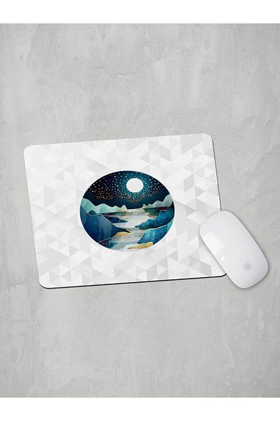 Panorama Ajans Πλήρης φεγγάρι Yakamoz Cartoon Mouse Pad