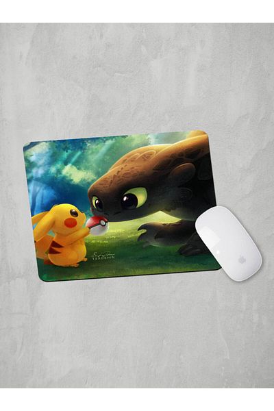 Panorama Ajans Pikachu Pikachu and Mewtwo Line Array Anime Mouse Pad Mimbshopp 1055529