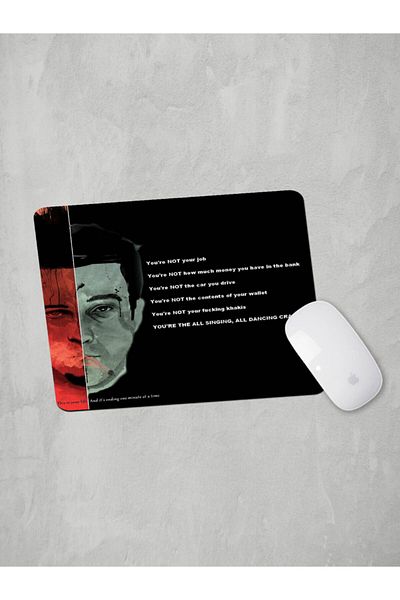 Panorama Ajans Fight Club Fight Club Rules Motivation Mouse Pad