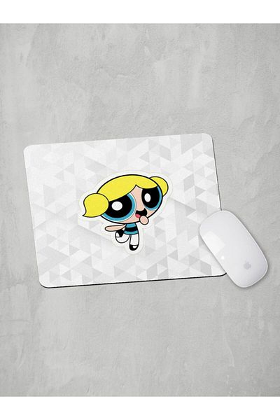 Panorama Ajans Powerpuff Girls Lovers Bubbles Αυτοκόλλητο Mouse Pad
