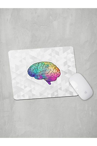 Panorama Ajans Gothic Brain Design Sticker Mouse Pad