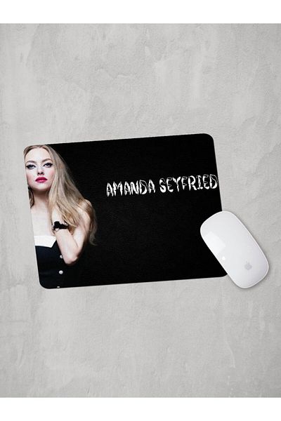 Panorama Ajans Amanda Seyfried Mouse Pad negru pentru femei