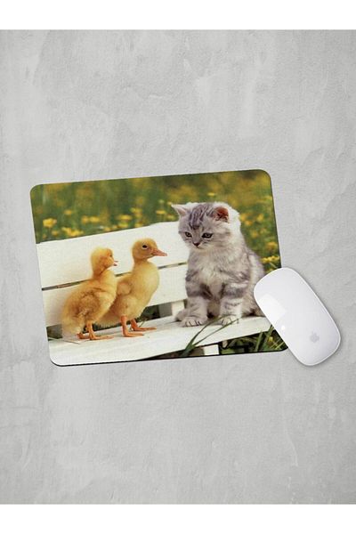 Panorama Ajans Mouse Pad Cadou cu Pisica si Ratoiul Dulce Veterinar