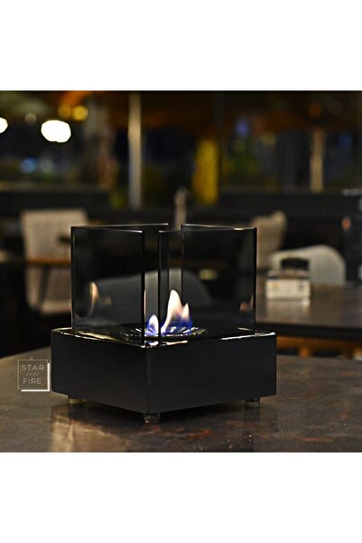 Starfire Elegance - Masaüstü Bioethanol Şömine (SİYAH)