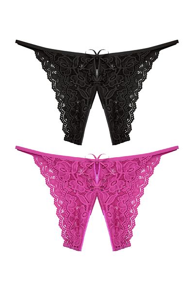 Zena 2-Piece Middle Split Bikini Women's Panties