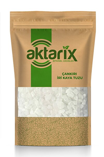 aktarix 10 Kg Iri Taneli Çankırı Kaya Tuzu Rafine Edilmemiş