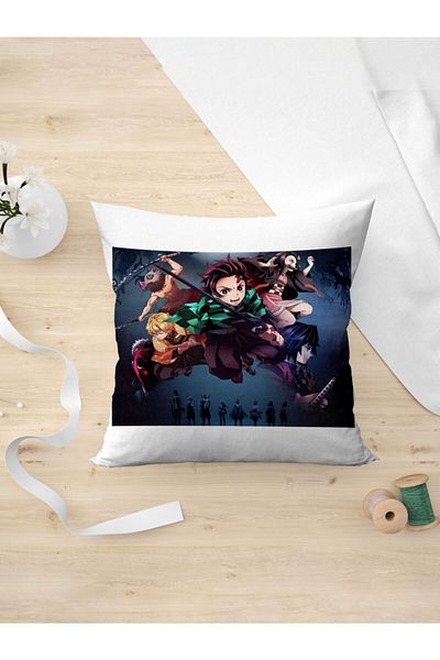 Panorama Ajans Demon Slayer Anime Netflix Δώρο για τους λάτρεις της γραμμής Μαξιλαροθήκη