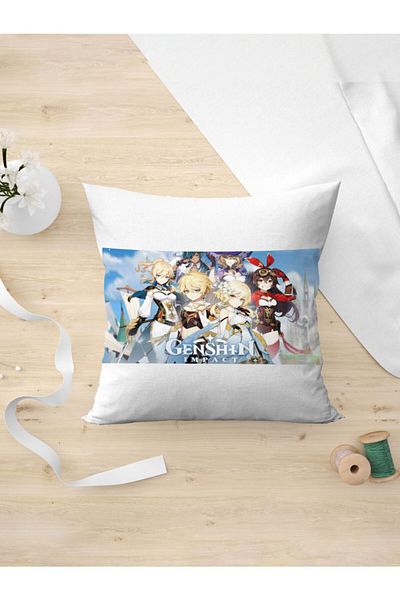 Panorama Ajans Genshin Impact Anime Series Netflix Mihoyo Pillow Case
