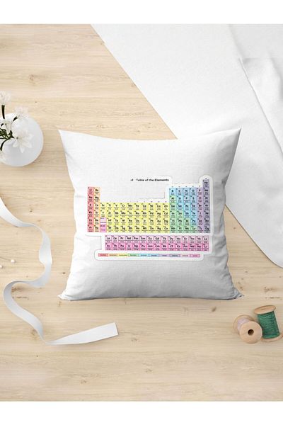Panorama Ajans Periodic Table Sticker Pillow Case