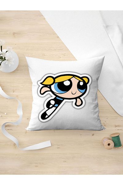 Panorama Ajans Μαξιλαροθήκη με αυτοκόλλητο Pewerpuff Girls Lovers Blossom