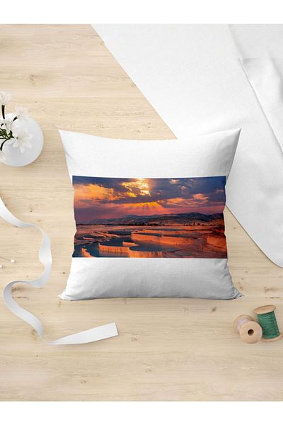 Panorama Ajans Μαξιλαροθήκη Denizli Pamukkale Sunset Landscape