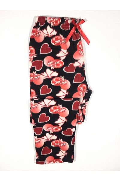 Altınay Pocketless Winter Fleece Women's Pajama Bottoms Single Bottom Je19