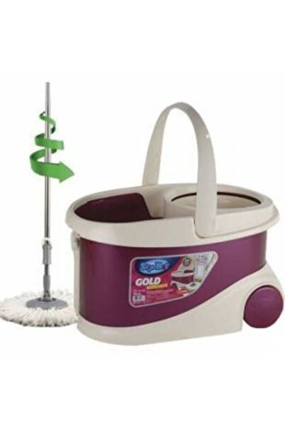 Spin Mop Gold Tekerlekli Temizlik Seti 20 lt - Mor