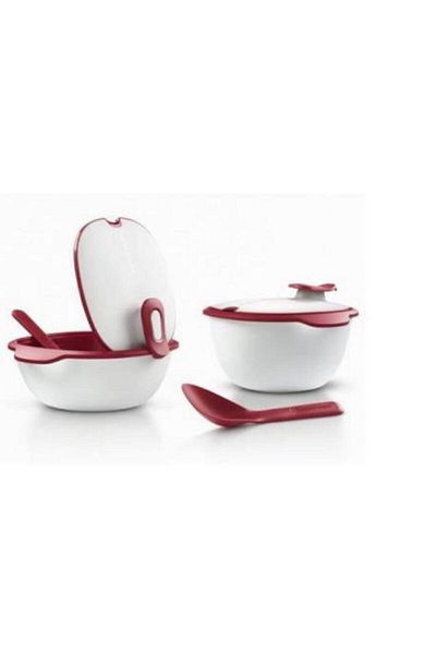 Tupperware Elegant Set Red