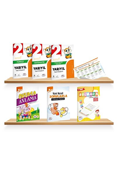 öğretmen evde Öğretmen Evde 2. Sınıf Yarıyıl Tatil Kitabı Seti (2021-2022)