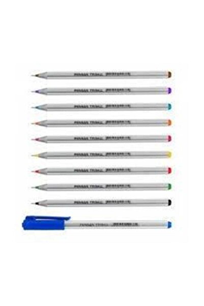 Pensan Tükenmez Kalem Triball 1.0 Mm Bilye Uç Turkuaz 12 Li 1003
