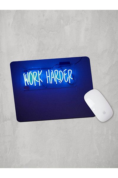 Panorama Ajans Work Harder Work Harder Mouse Pad cadou pentru coleg de lucru