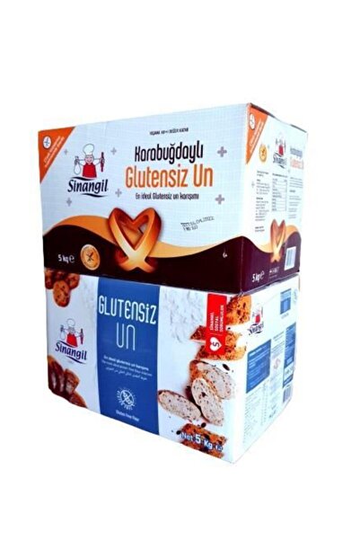 Sinangil Glutensiz Un Seti 2'li Set Karabuğdaylı Ve Glutensiz 5 Kg 2 Adet
