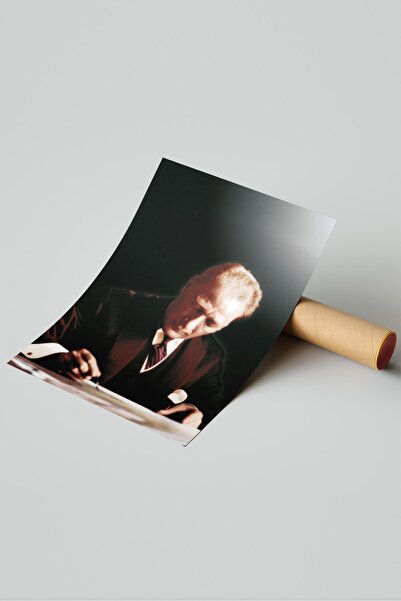 Tekin Ozalit Şair Atatürk Posteri 50x70