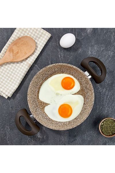 FALEZ Creamy Granite Omelette Pan 18 cm