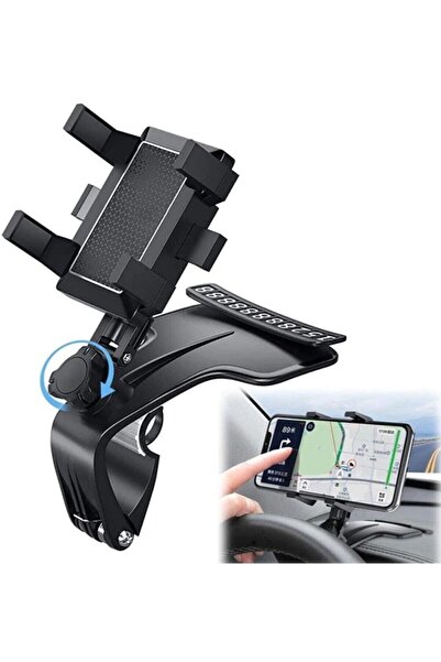 Asfal Numaratörlü Araç Içi Torpido Gösterge Üstü Veya Dikiz Aynası Telefon Tu...