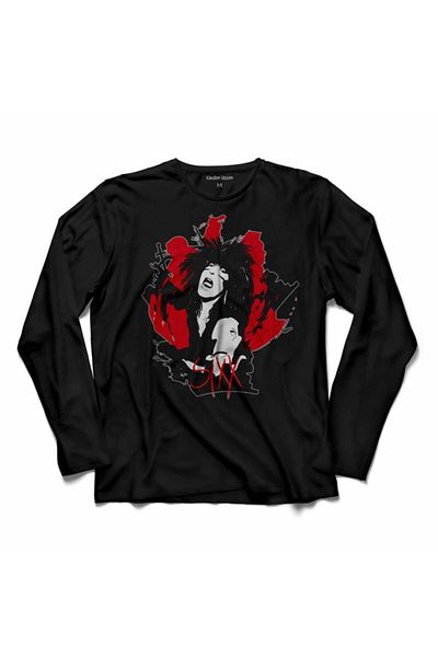 Kendim Seçtim Tricou cu mânecă lungă Nıkkı Sıxx Möly Crüe Crue