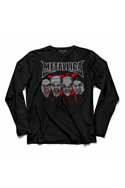 Kendim Seçtim Metallica logo, majica dugih rukava, heavy metal rok muzika
