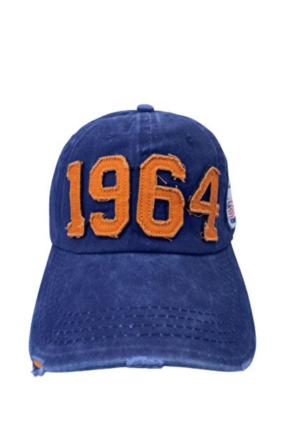 Shopiolog Унісекс, вицвілий синій бейсбольний капелюх 1964 року