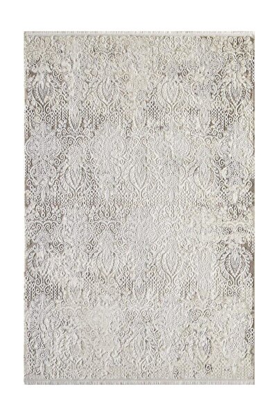 Royal Halı Lootus L006b Bej Vizon Krem Akrilik Salon Halısı