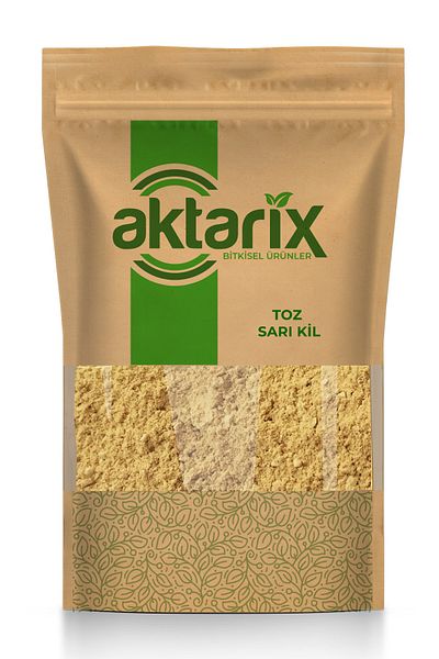 aktarix 150 Gr Powder Yellow Clay / For Skin And Face Mask