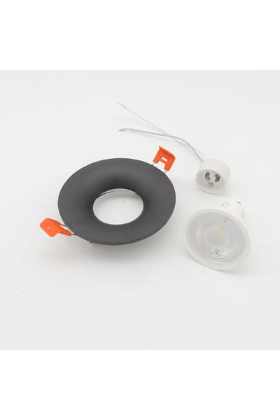 Sunlight مصباح LED أسود مزخرف من Pliton مع لمبة ضوء النهار Gu10
