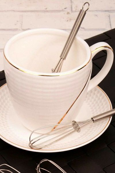 AKCAKESE Beater Shaped Teaspoon Set of 6