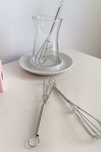 Kaşbaşı Home مجموعة من 6 ملاعق شاي على شكل مضرب